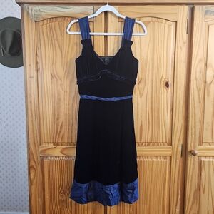Marc By Marc Jacobs Navy Velvet Dress